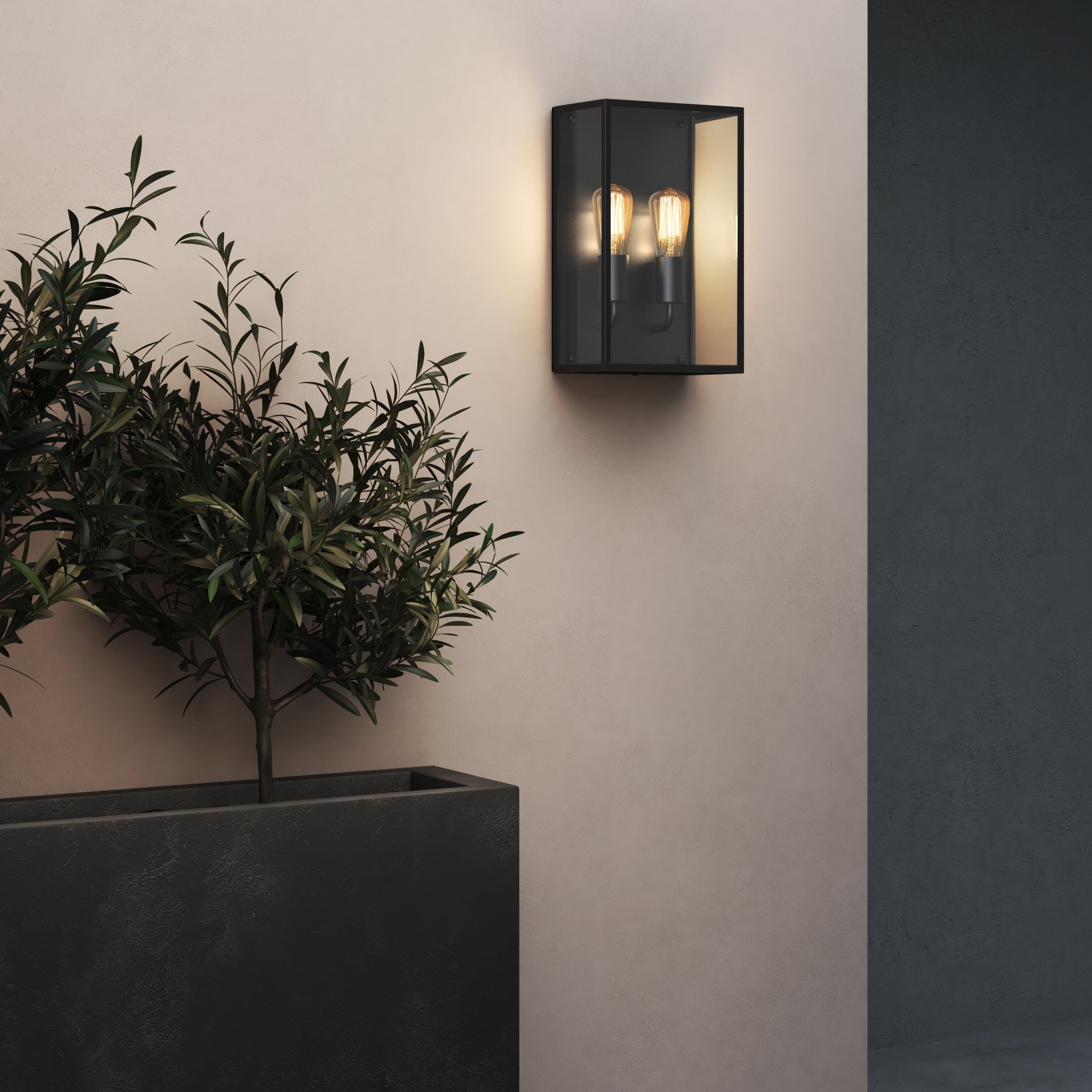 Уличный настенный светильник Astro Lighting Messina Twin фото 4