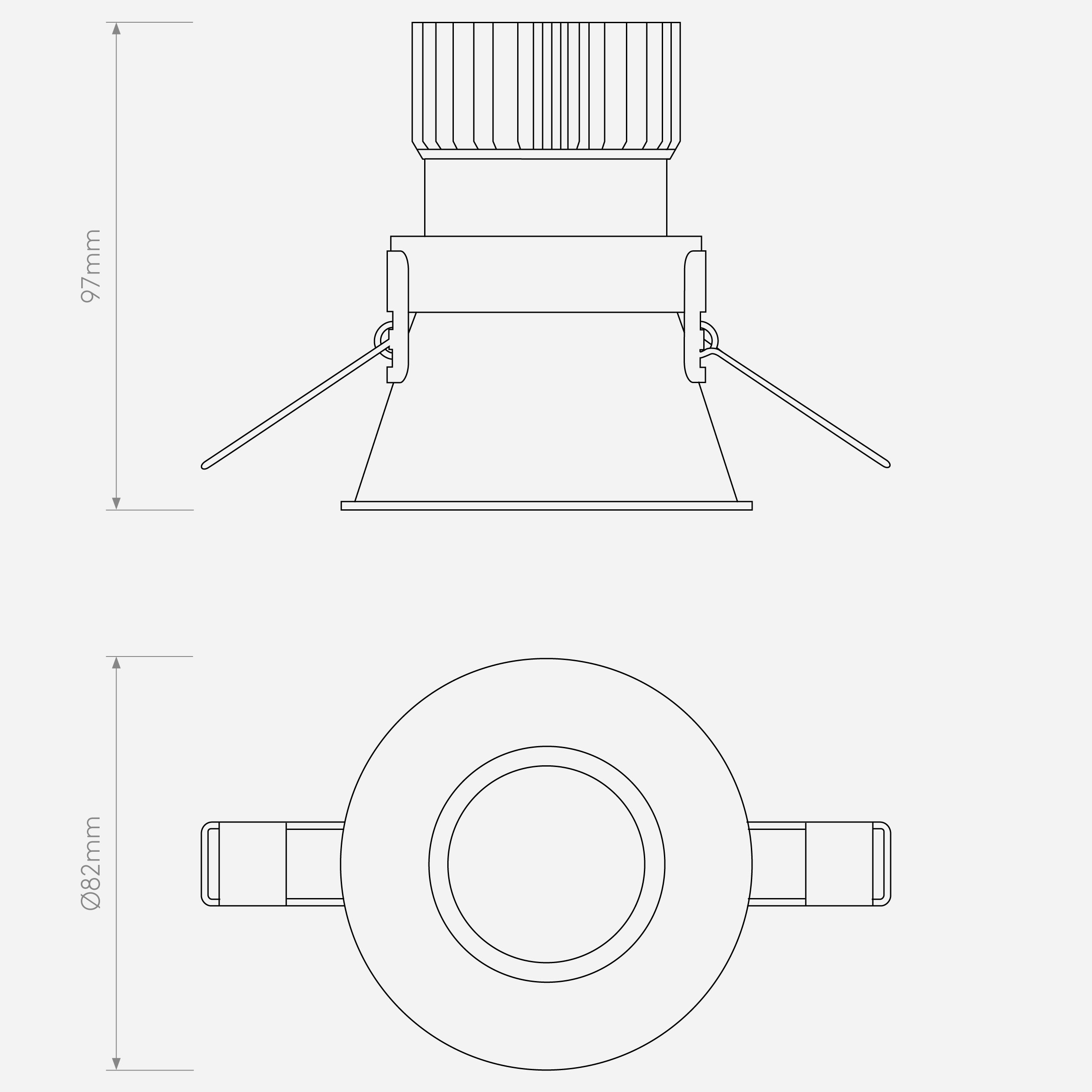 Встраиваемый светильник Astro Lighting Minima Round LED фото 3