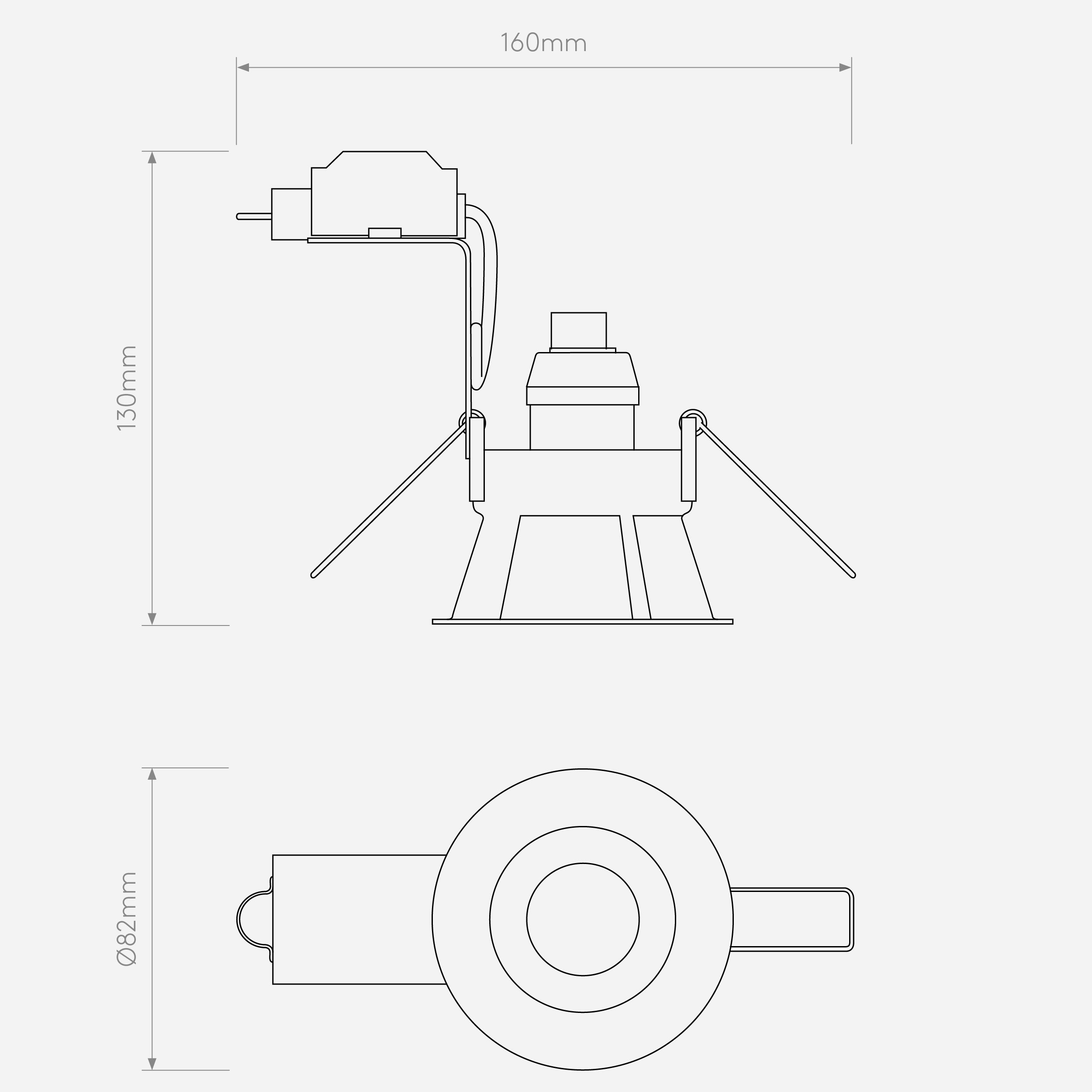 Встраиваемый светильник Astro Lighting Minima Round Fixed фото 4