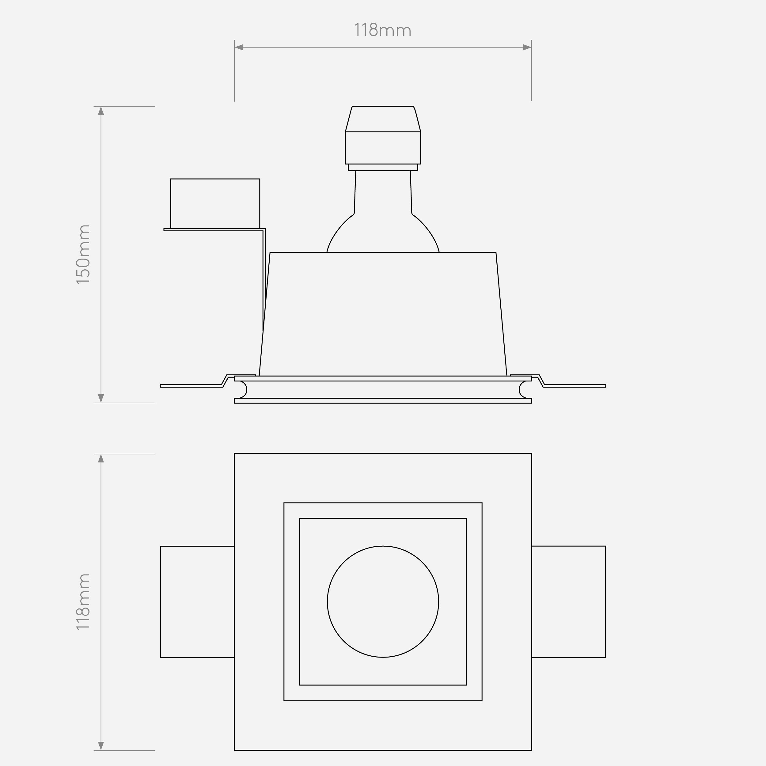Настенный светильник Astro Lighting Blanco Square Fixed фото 6