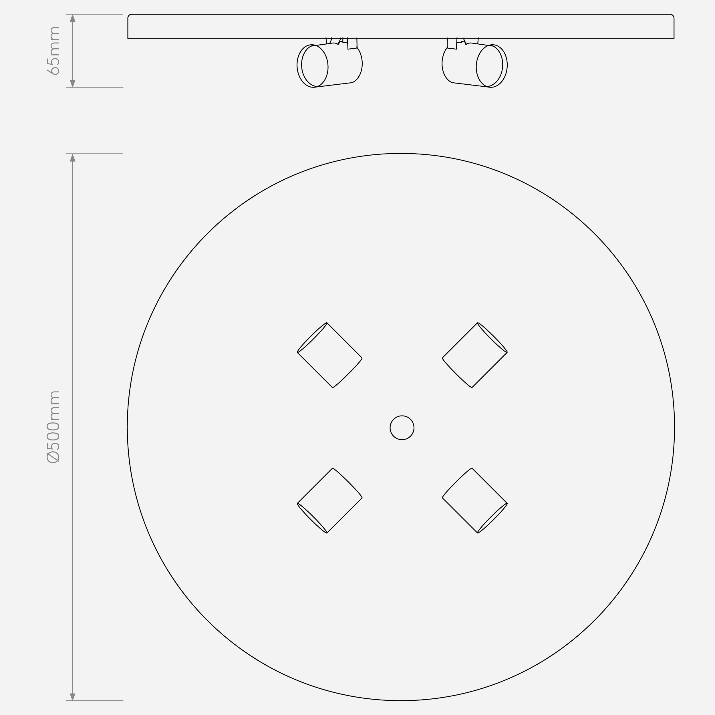 Настенный светильник Astro Lighting 4-Way Plate фото 3