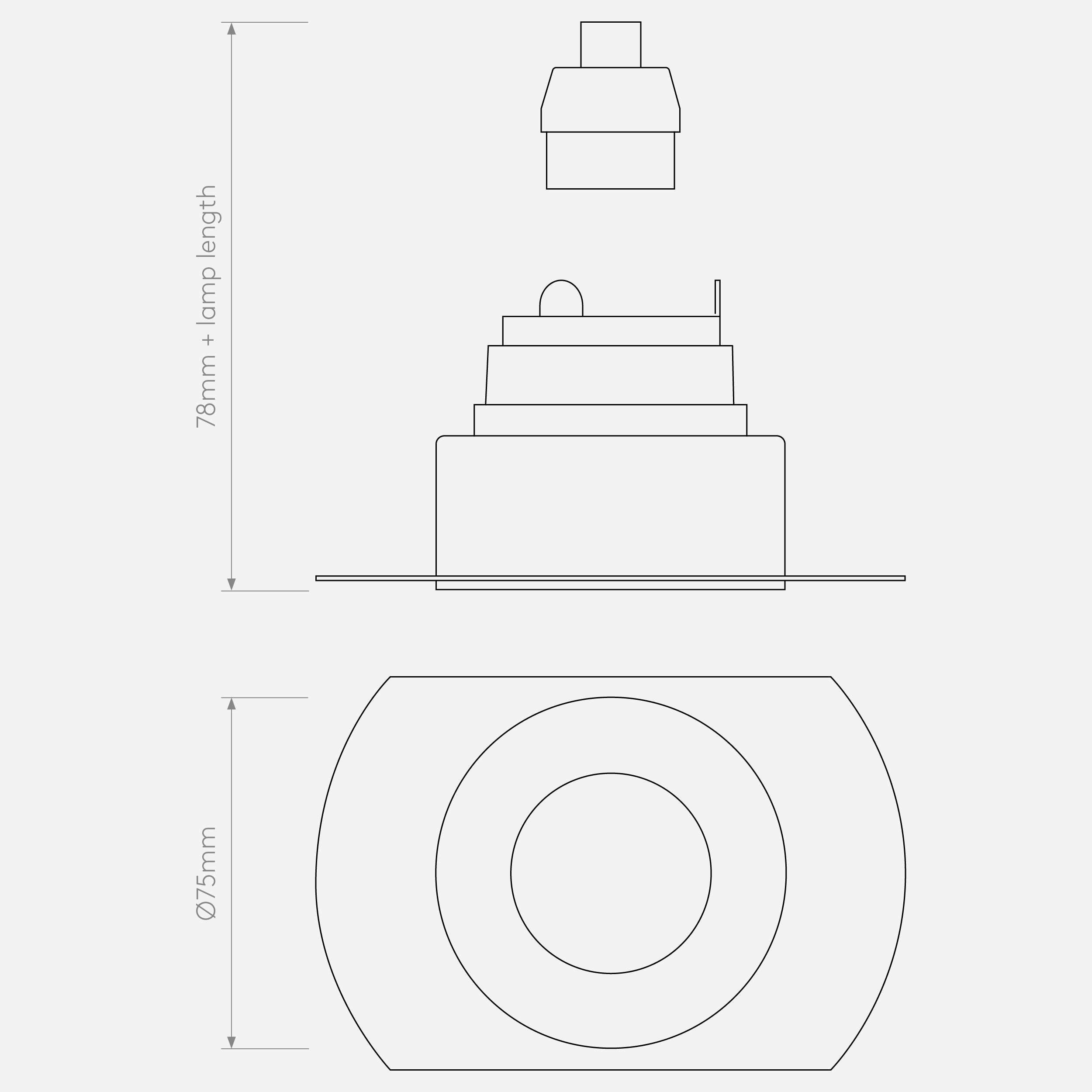 Встраиваемый светильник Astro Lighting Trimless Round Fixed фото 7