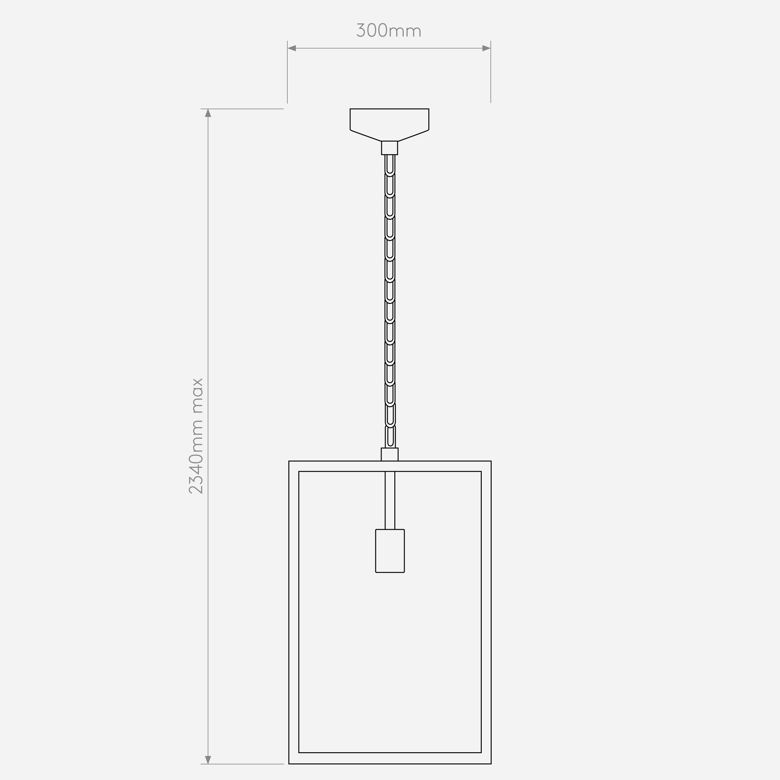 Уличный подвесной светильник Astro Lighting Homefield Pendant 450 фото 3