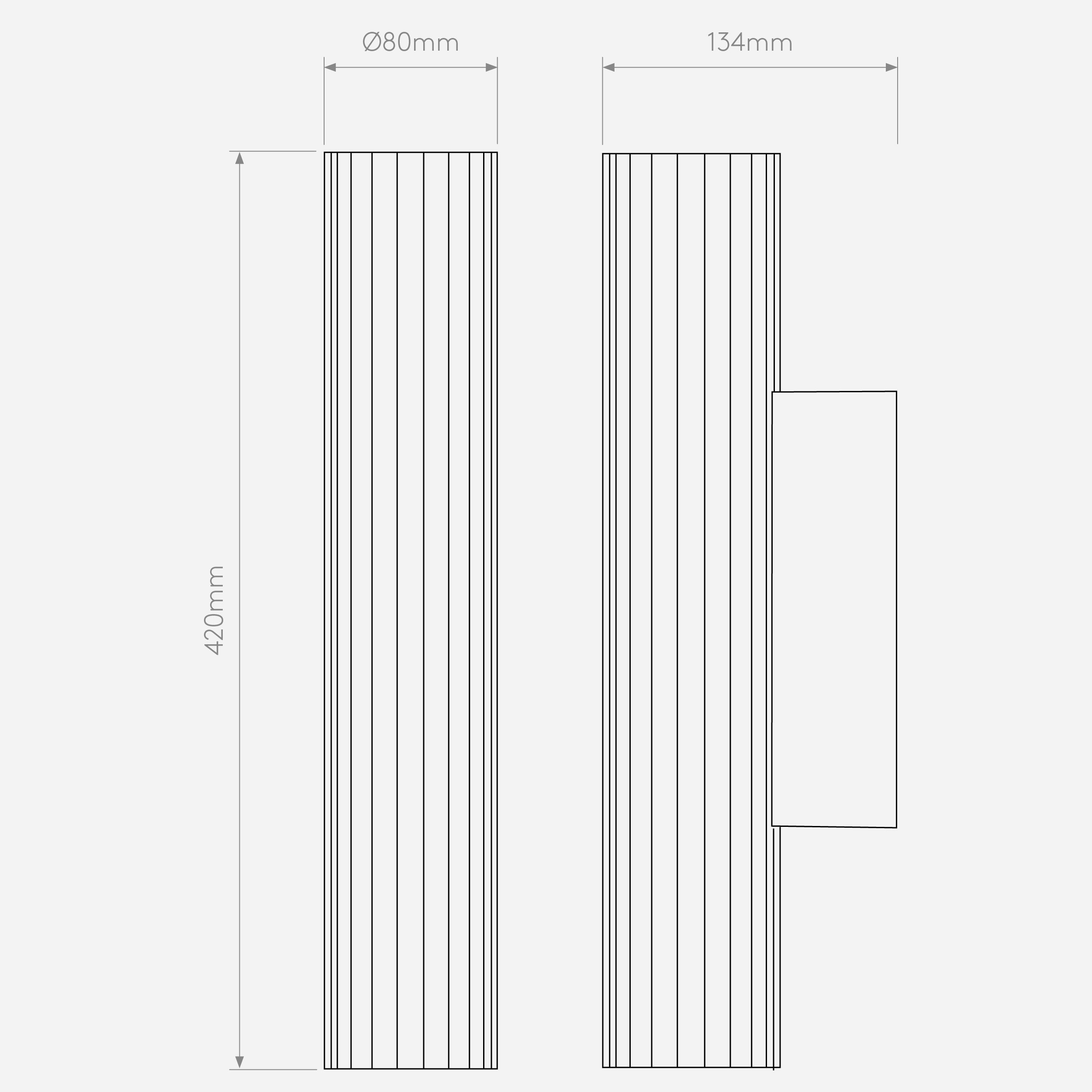 Настенный светильник Astro Lighting Io 420 3000K фото 9
