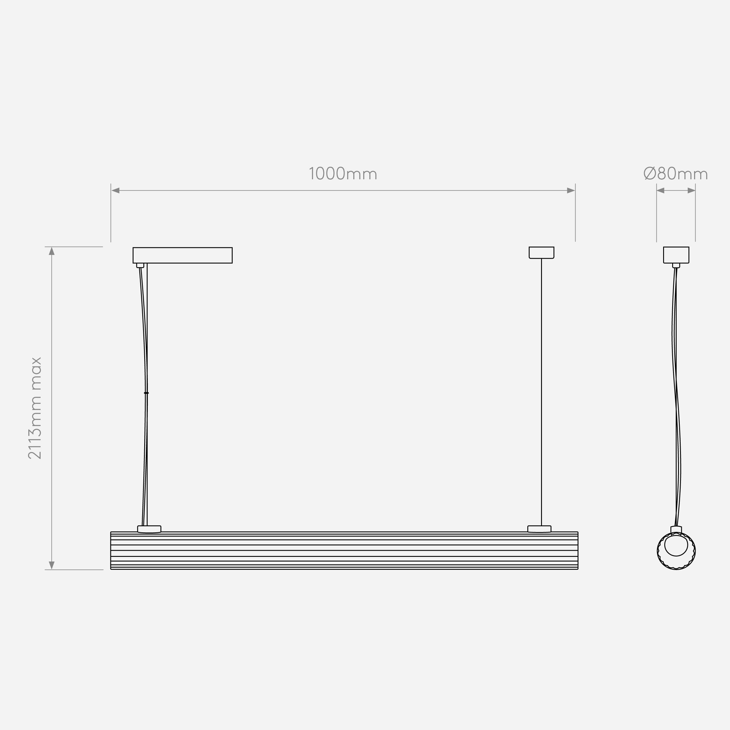 Подвесной светильник Astro Lighting Io Pendant 1000 3000K фото 10