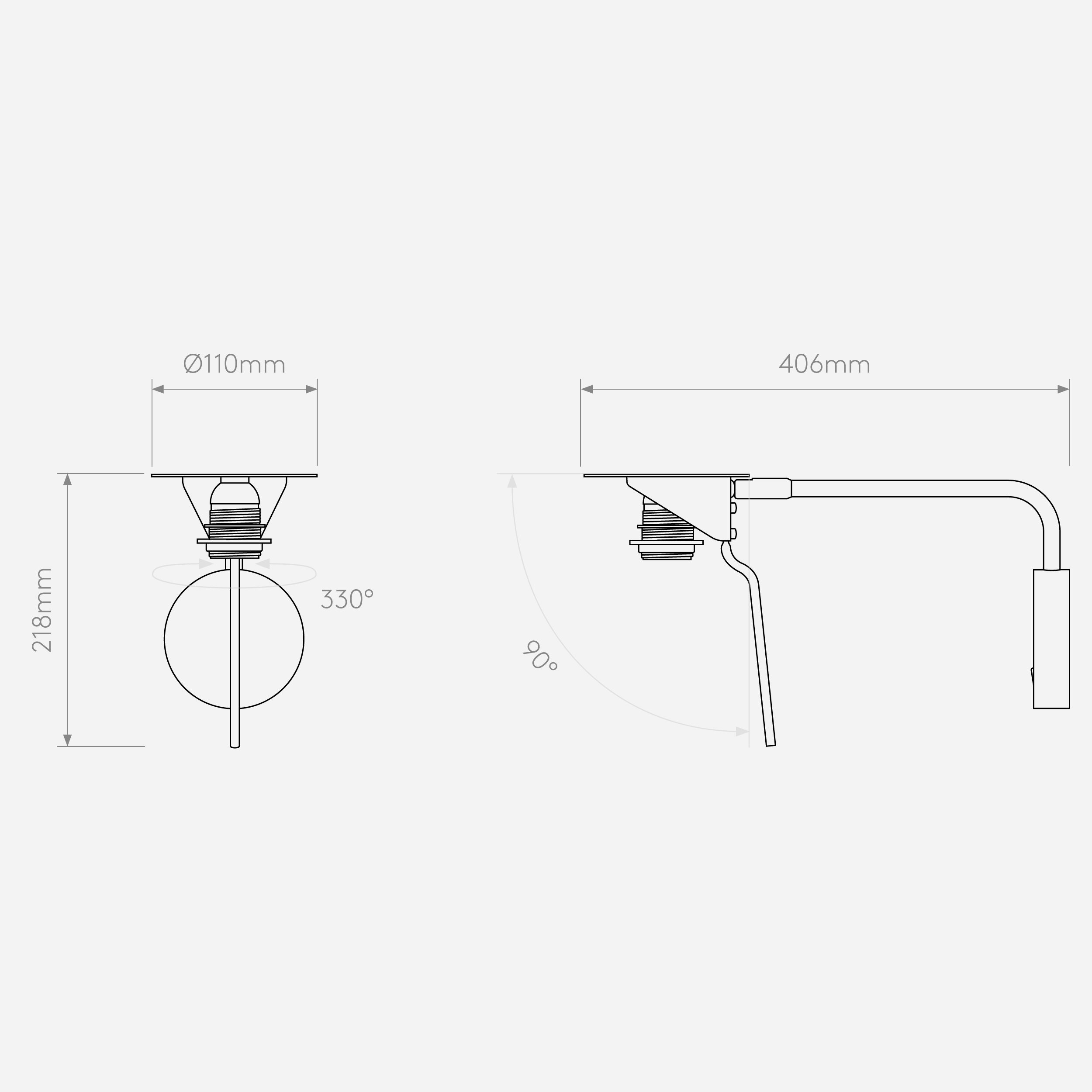 Настенный светильник Astro Lighting Mitsu Swing Arm фото 10