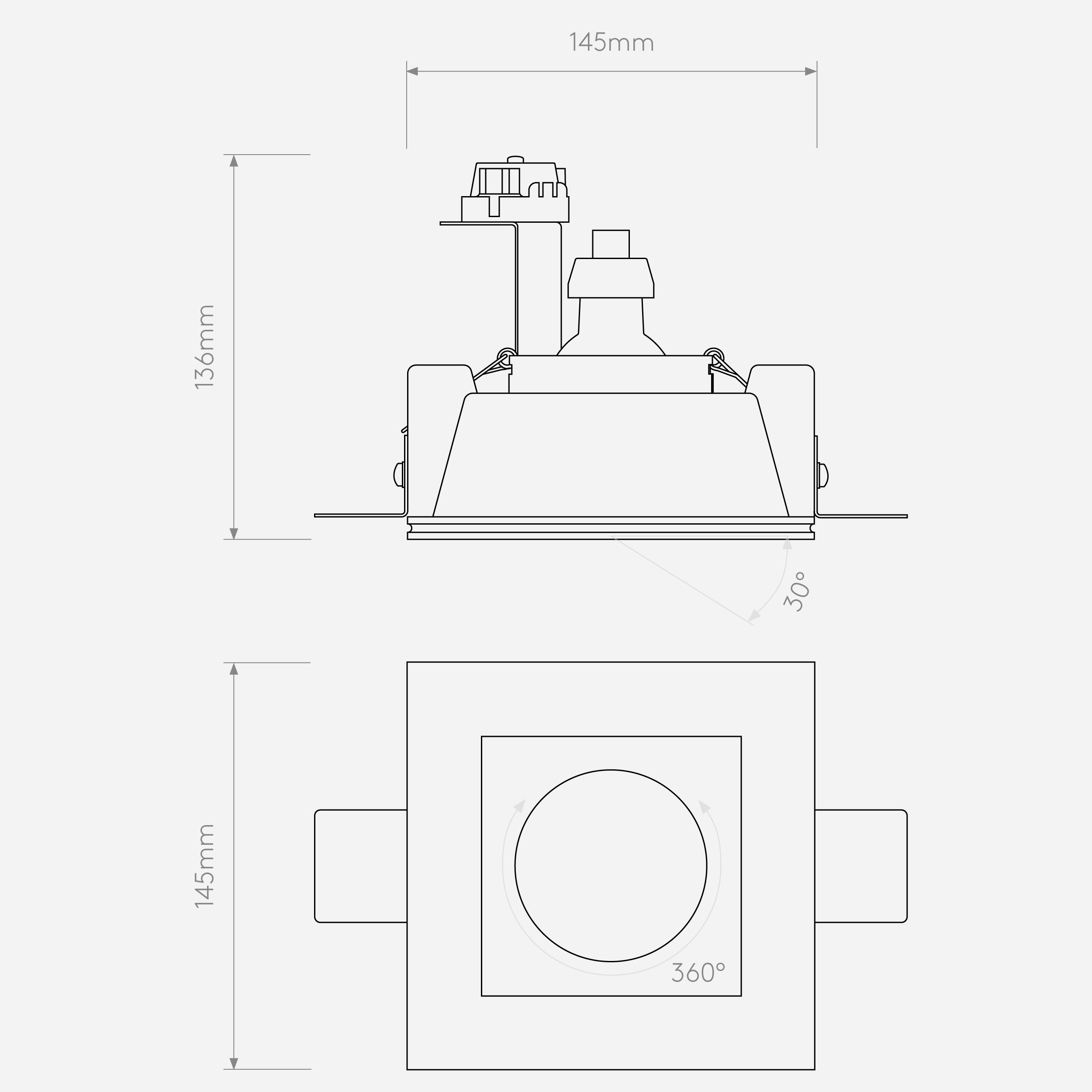 Настольная лампа Astro Lighting Blanco Square Adjustable фото 5