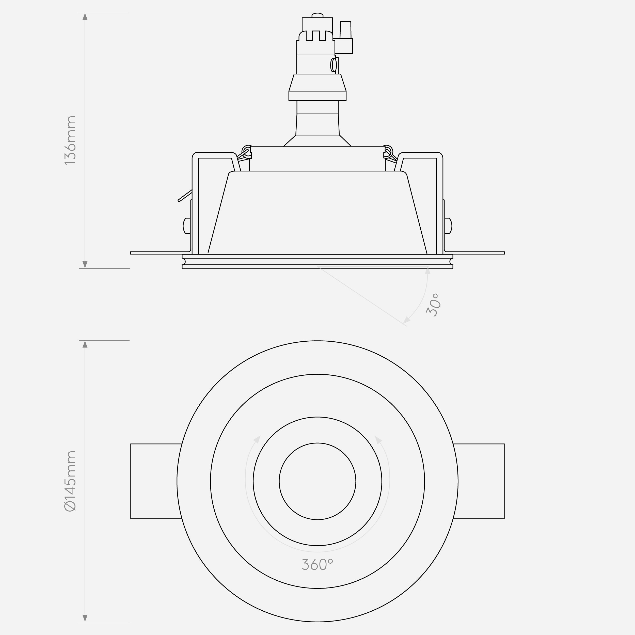 Настольная лампа Astro Lighting Blanco Round Adjustable фото 6