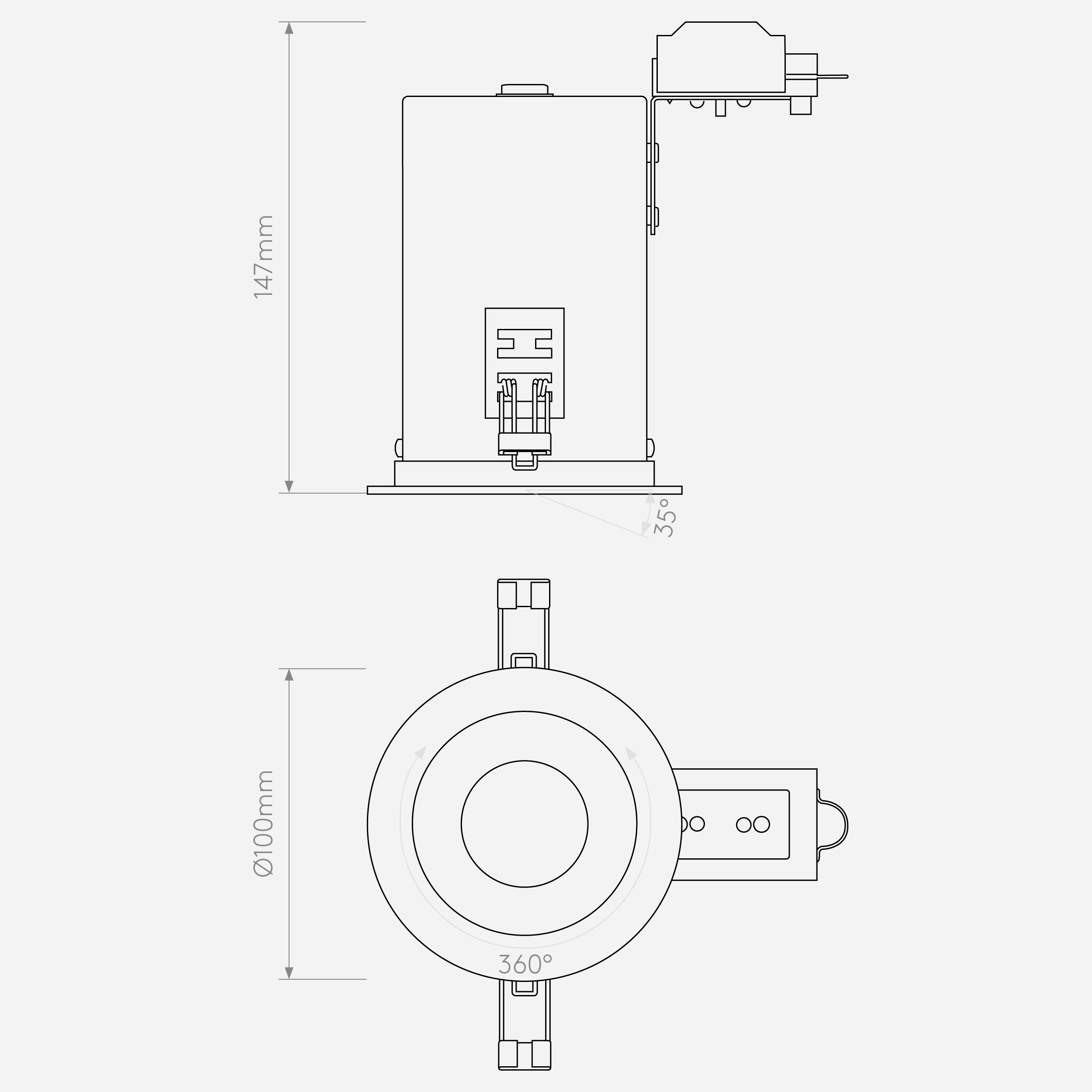 Настольная лампа Astro Lighting Taro Round Adjustable фото 3