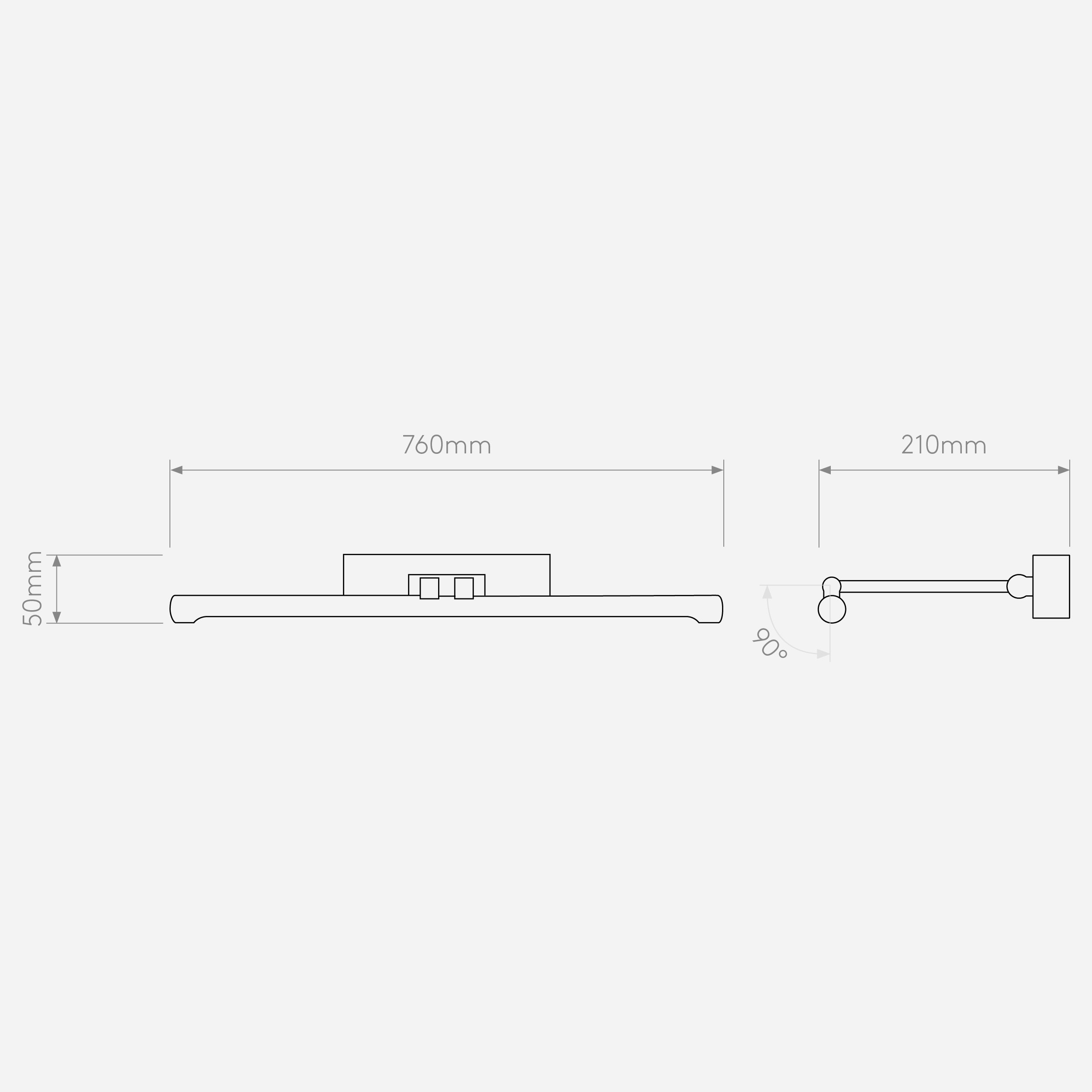 Настенный светильник Astro Lighting Goya 760 LED брашированный никель фото 5