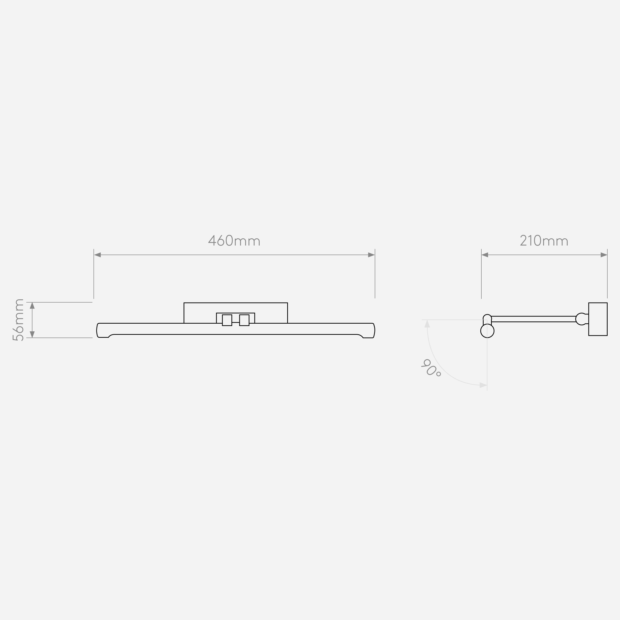Настенный светильник Astro Lighting Goya 460 LED брашированный никель фото 6