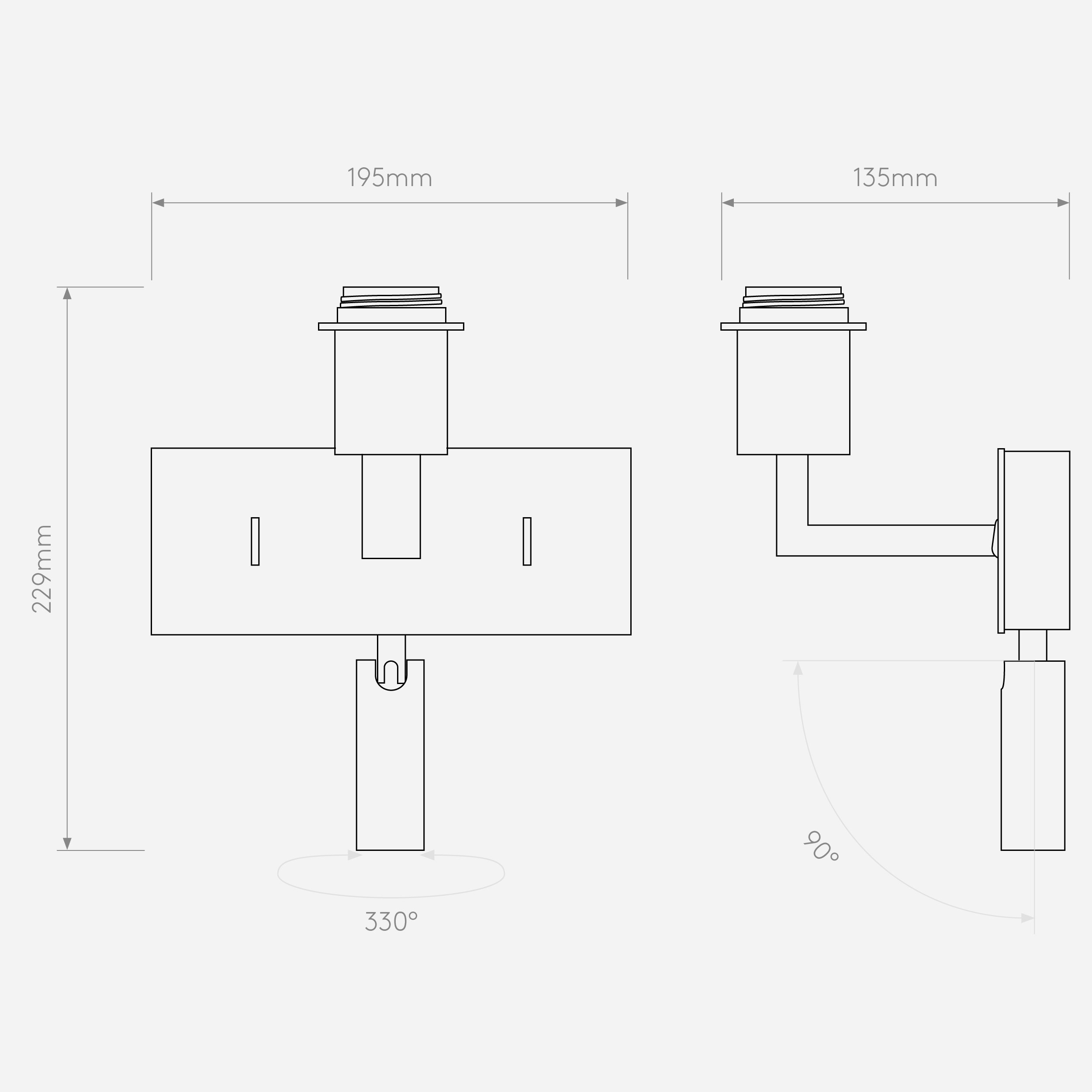 Настенный светильник для чтения Astro Lighting Park Lane LED фото 6