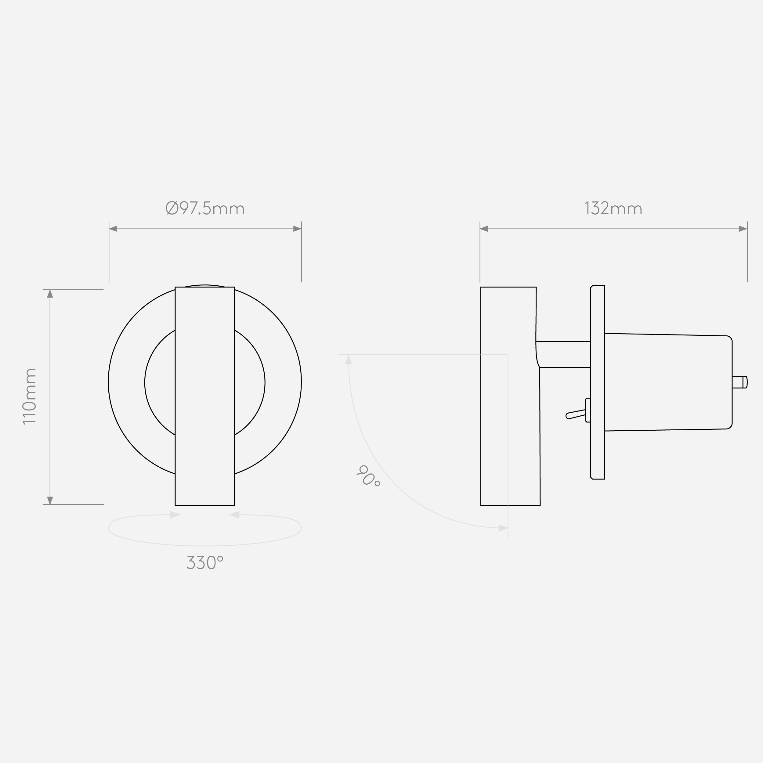 Встраиваемый светильник Astro Lighting Enna с выключателем LED фото 4