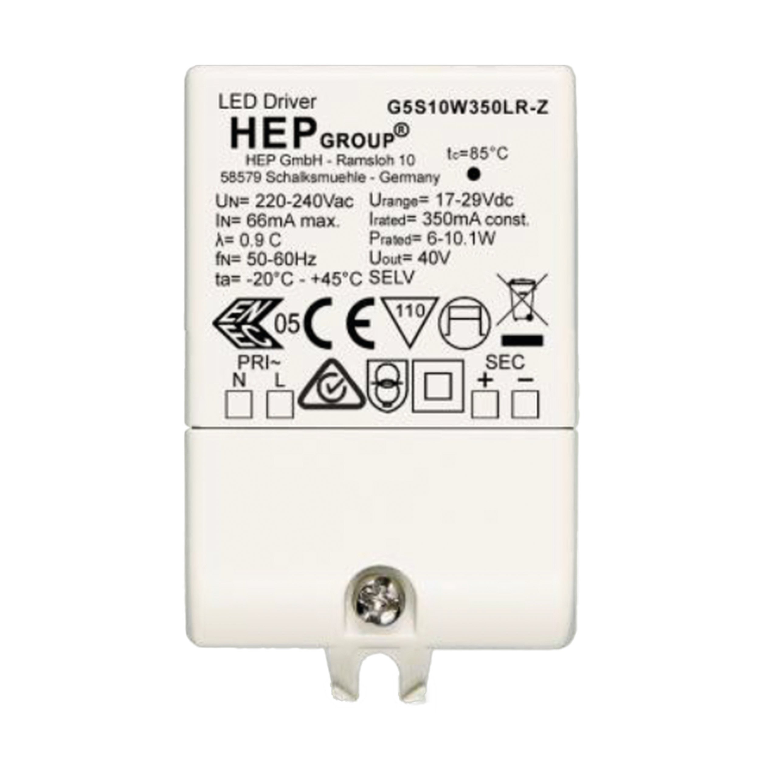 Драйвер Astro Lighting LED CC 350mA 6-10.1W