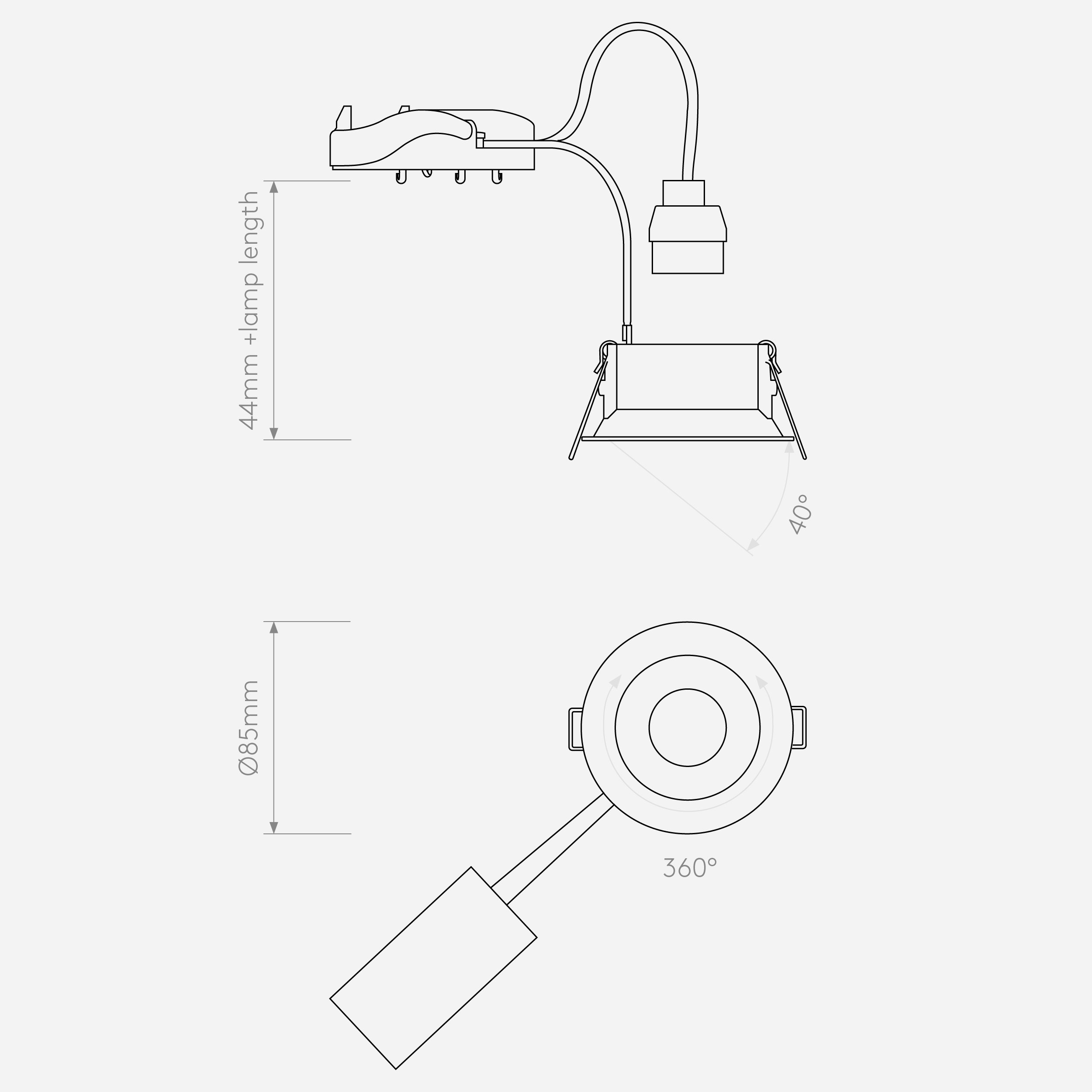Настольная лампа Astro Lighting Minima Round Adjustable фото 2