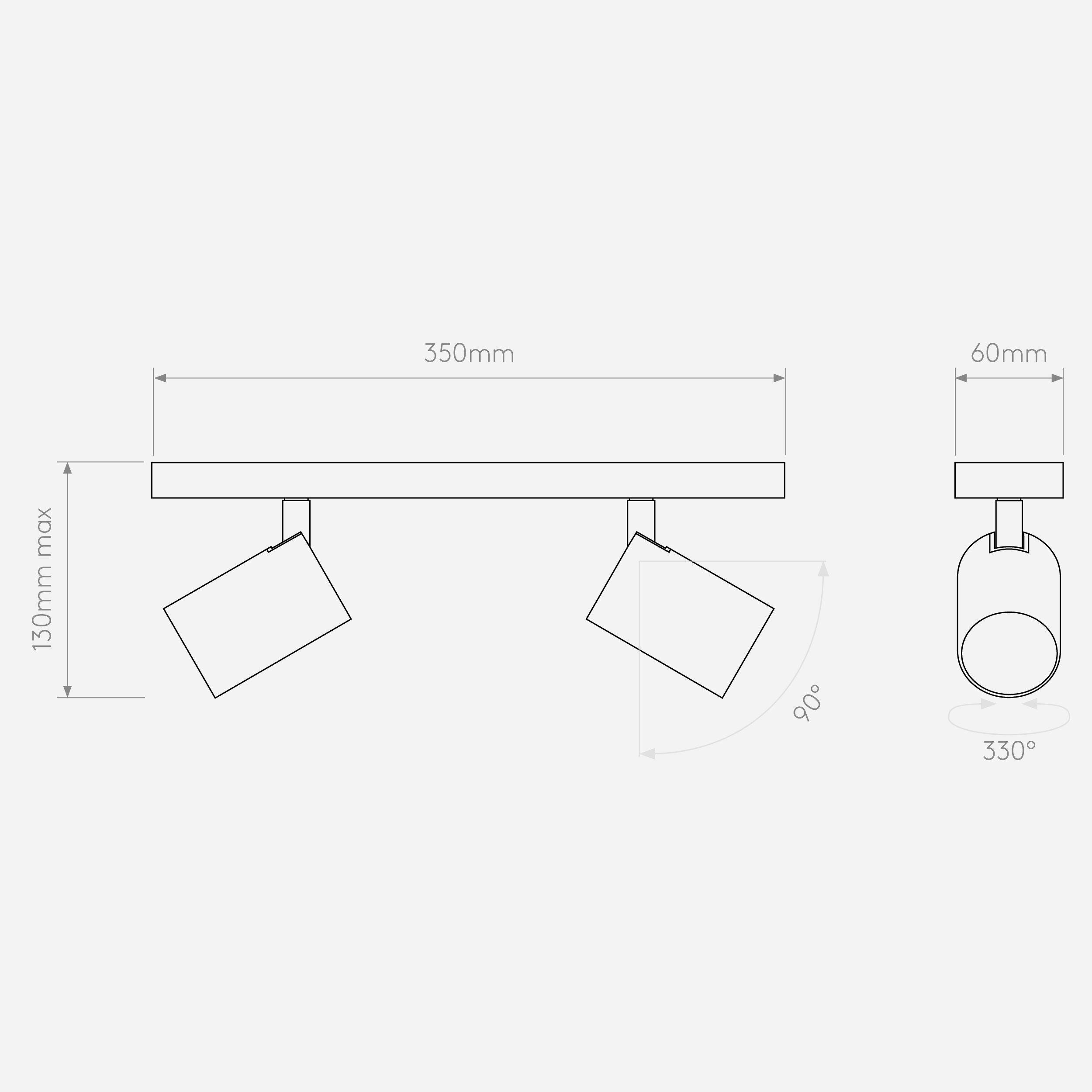 Потолочный светильник Astro Lighting Ascoli Twin фото 3