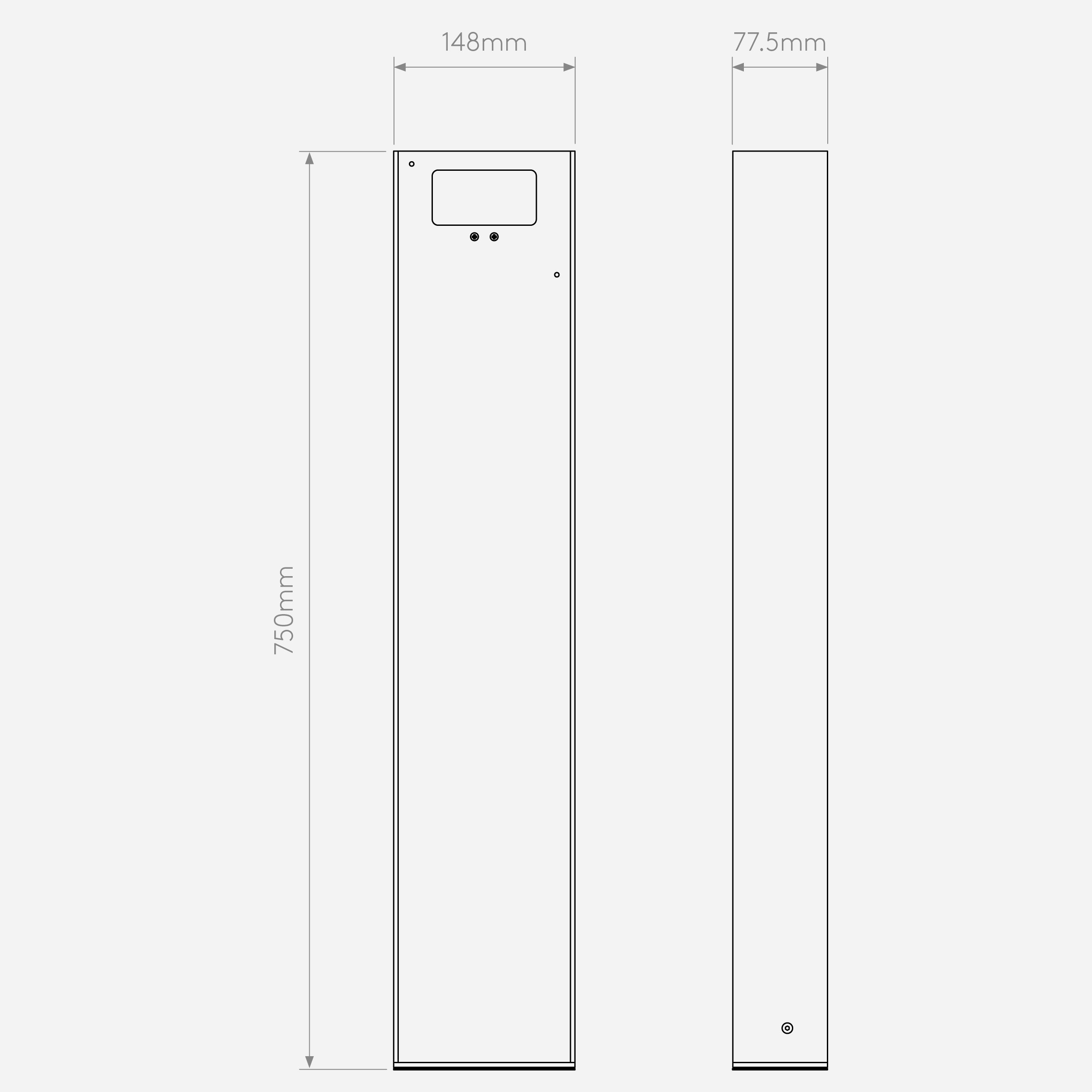 Садово-парковый светильник Astro Lighting Mori Bollard Accessory 750 фото 9